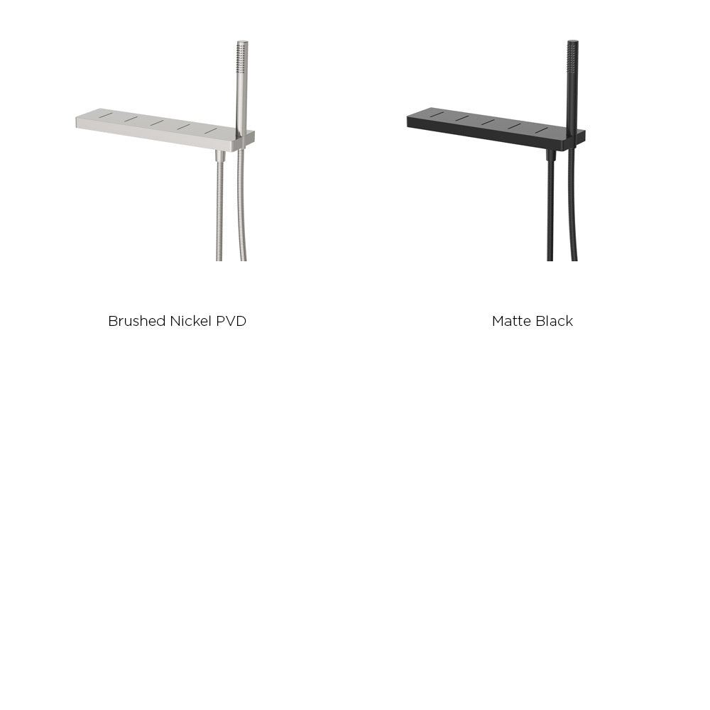 Arcisan Eneo Shelf with Handshower Holder and Drain Holes - 400mm