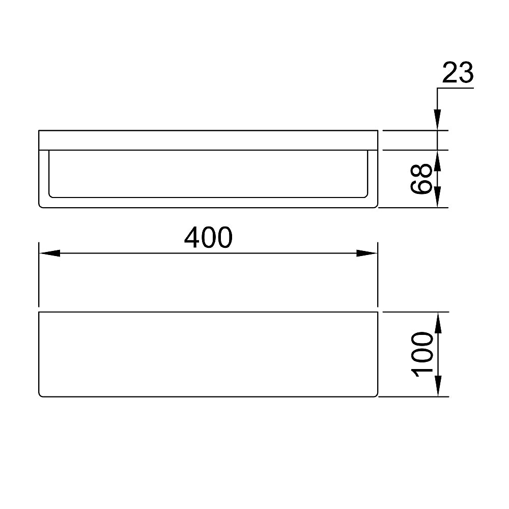 Arcisan Eneo Shelf with Towel Rail - 400mm