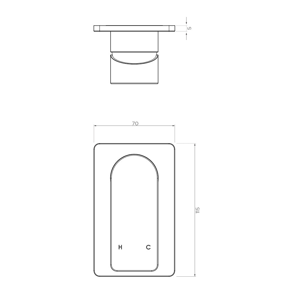 Arcisan Kibo Bath/Shower Mixer