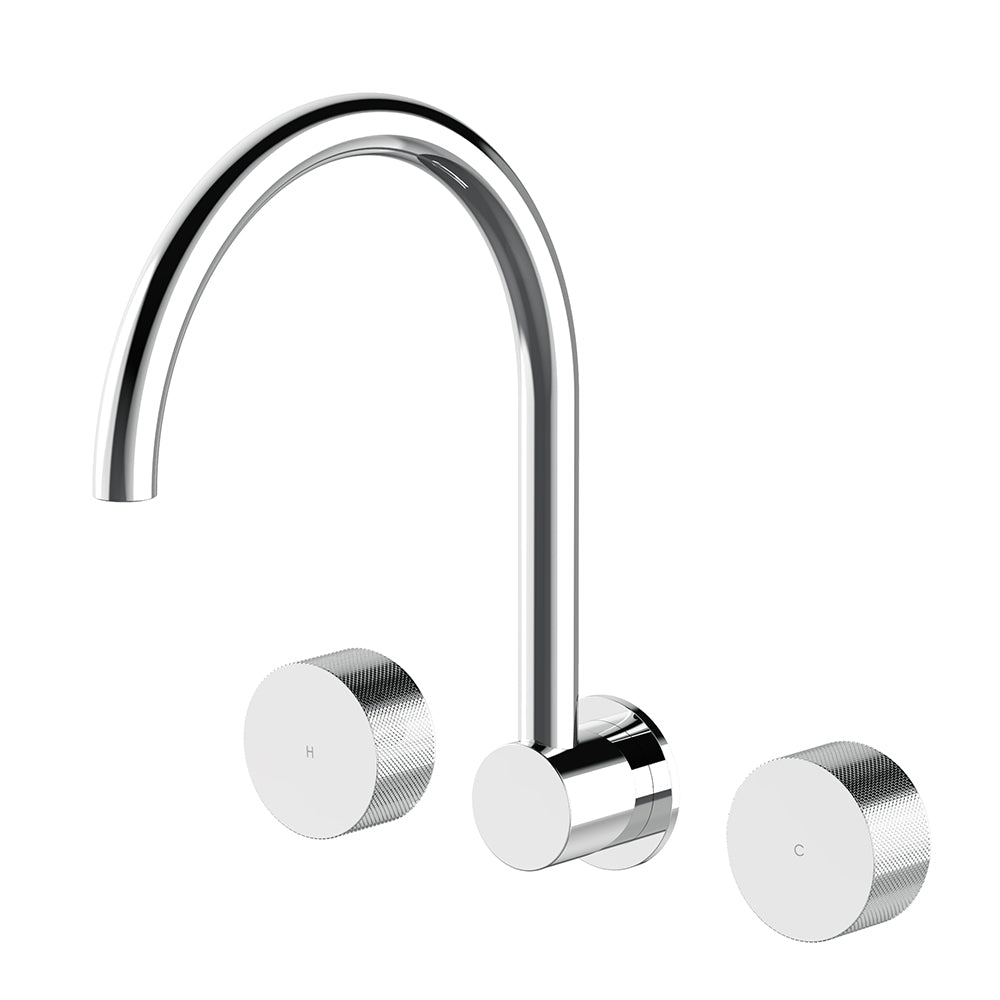 Arcisan Vierra Wall Mount Kitchen or Laundry Set with Swivel Spout