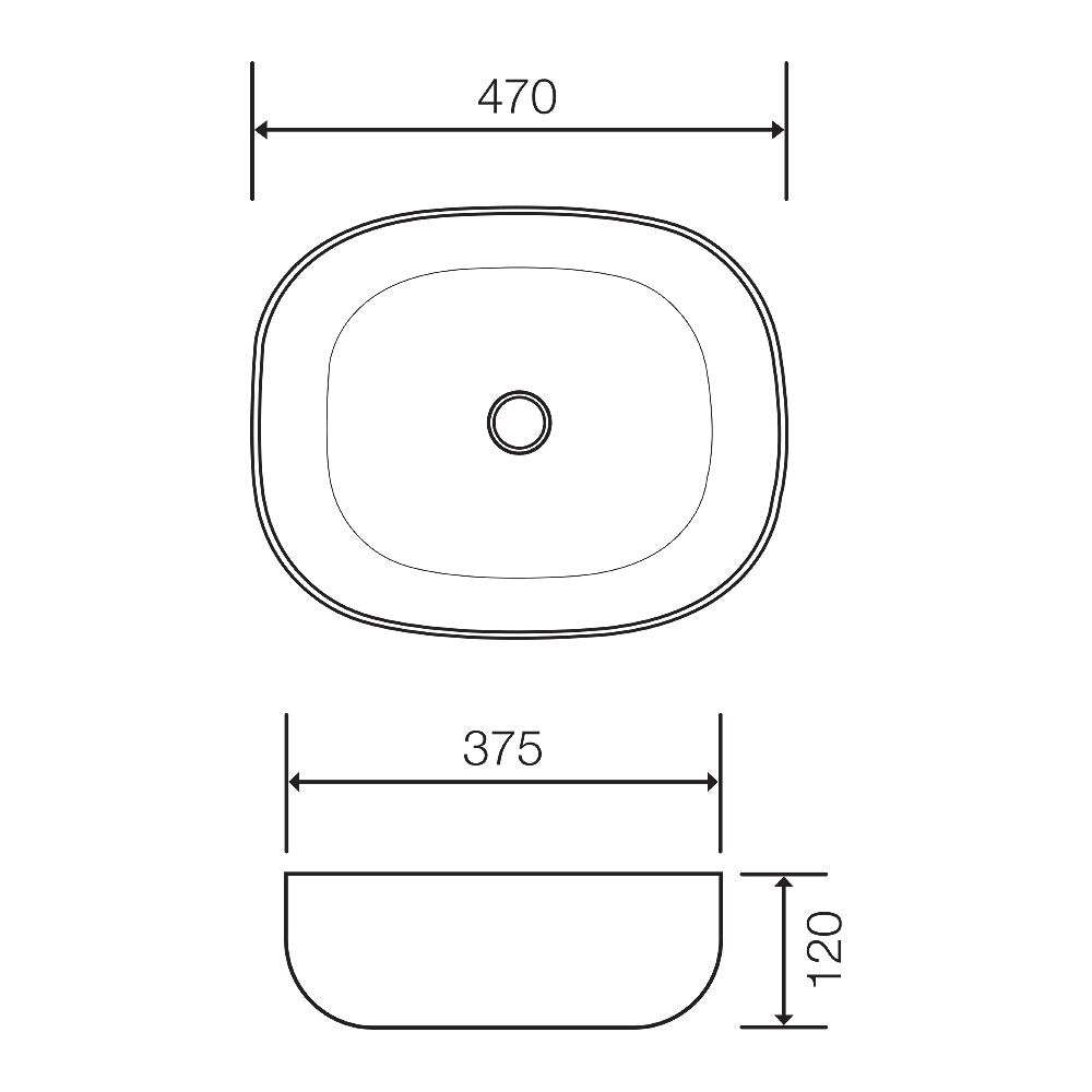 Arcisan Synergii 470 Above Counter Basin