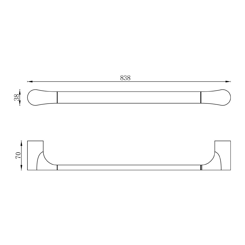 Arcisan Synergii Towel Rail - 800mm