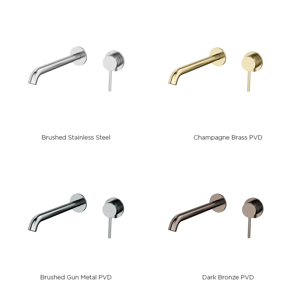 Arcisan Volis Wall Mount 220mm Spout Bath/Basin Mixer