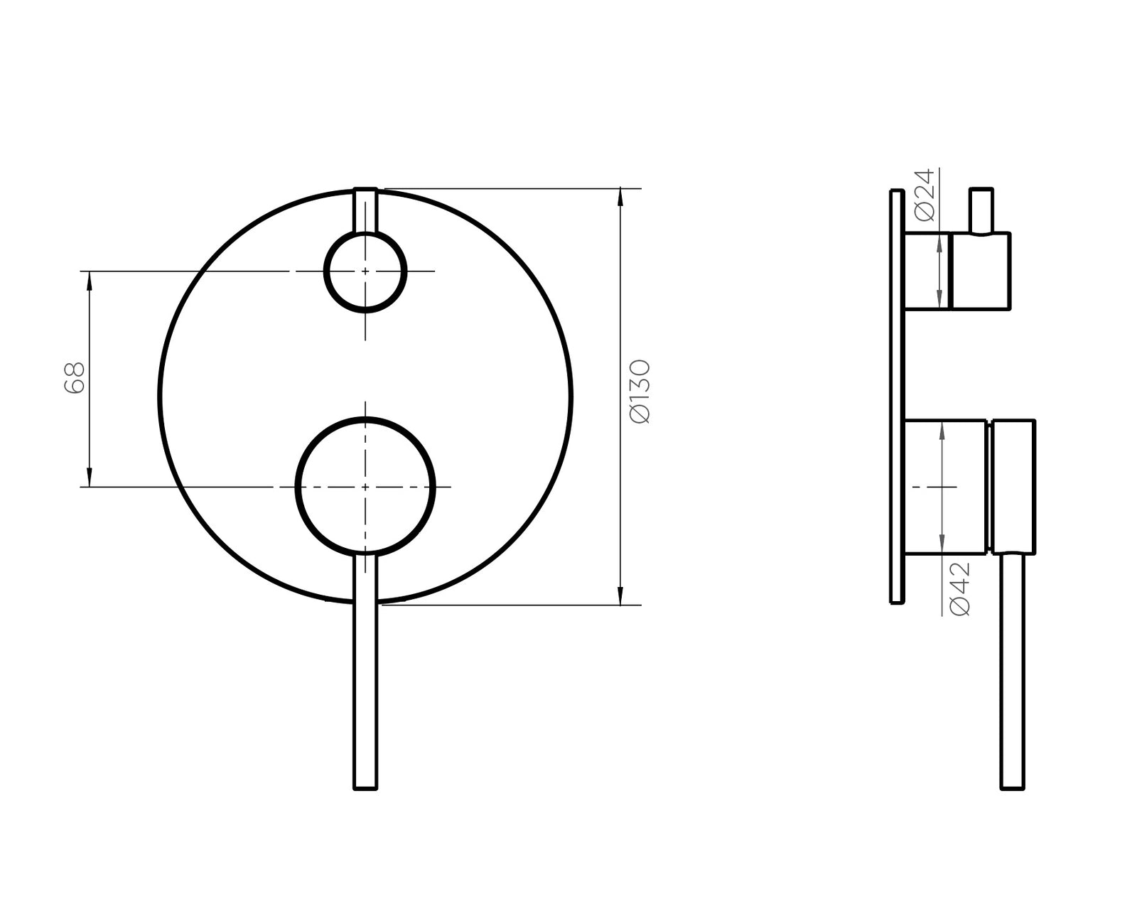 Arcisan Volis Shower/Bath Mixer with Diverter