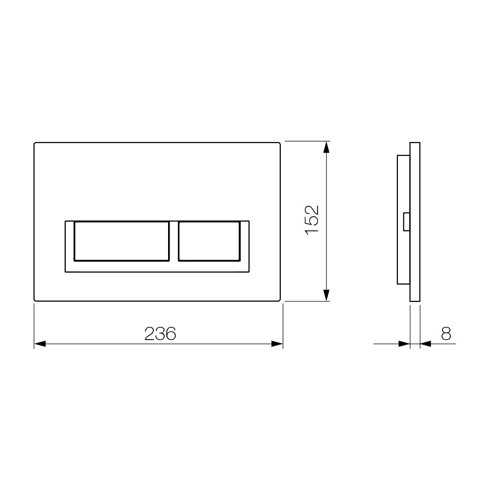 Arcisan Xoni Flush Button