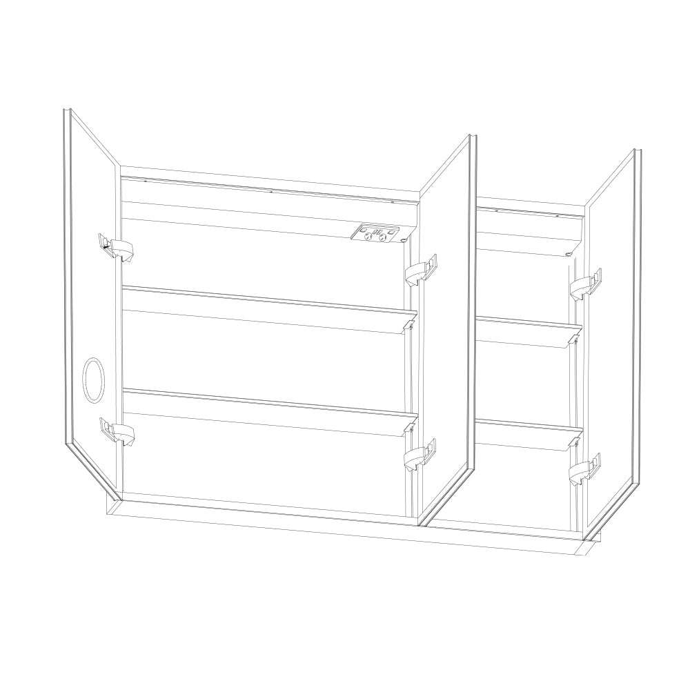 Arcisan Xoni Mirror Cabinet - 1200 x 700