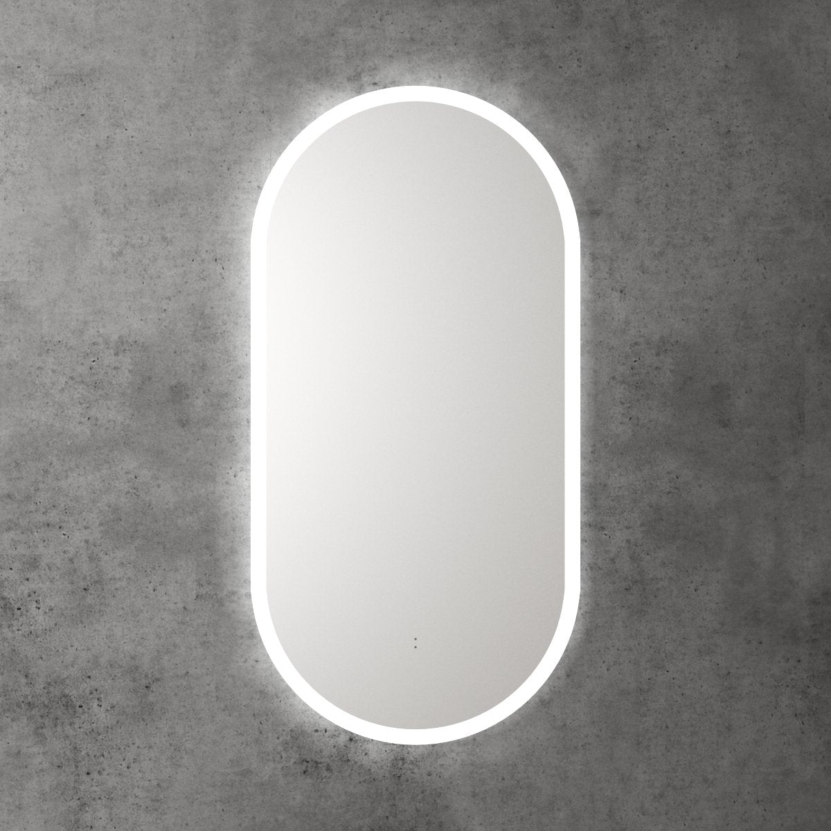 Aulic Beau Monde Oblong LED Mirror 450 x 900mm, frameless