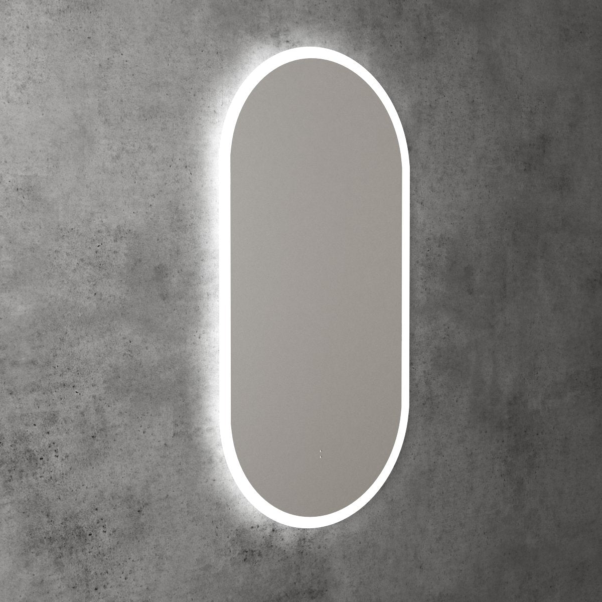 Aulic Beau Monde Oblong LED Mirror 450 x 900mm, frameless