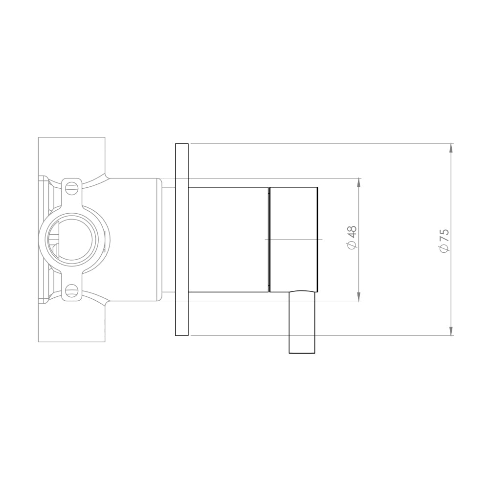 Arcisan Axus Pin 3-way Diverter