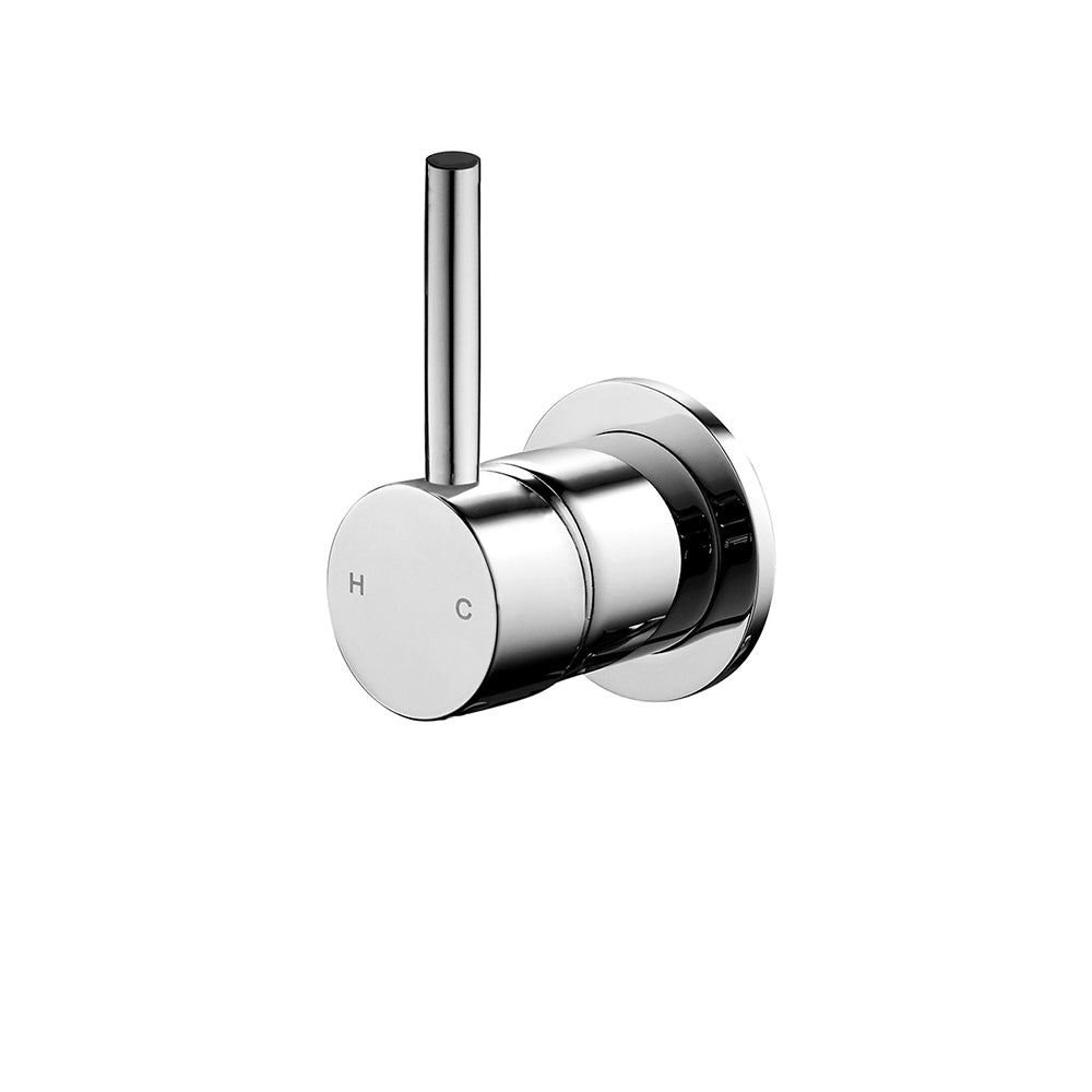 Arcisan Axus Pin Shower or Bath Mixer - Lever Up - 60mm Cover Plate