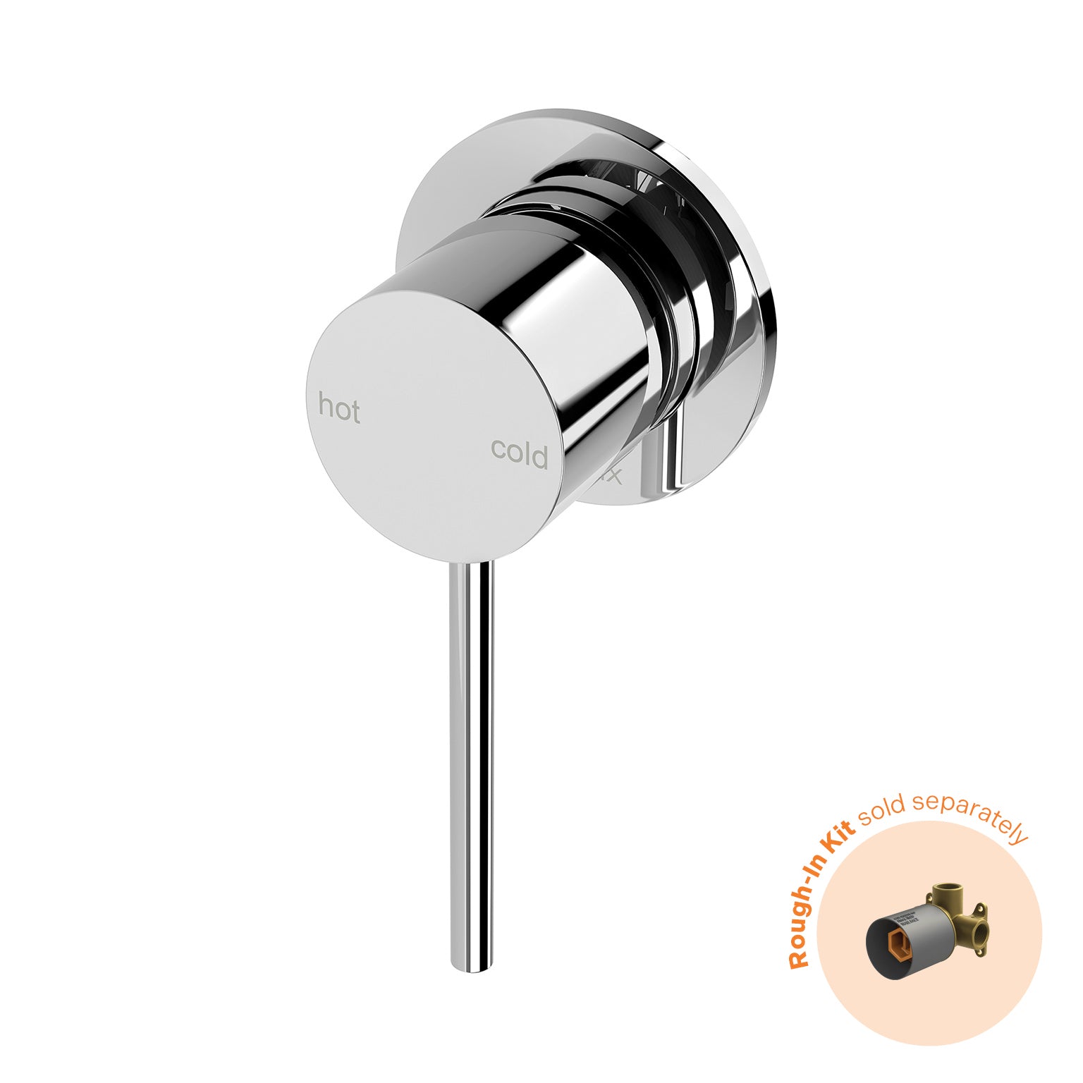 Phoenix Vivid Slimline SwitchMix Shower / Wall Mixer 60mm Backplate (Fit-Off Kit Only) – Lead Free