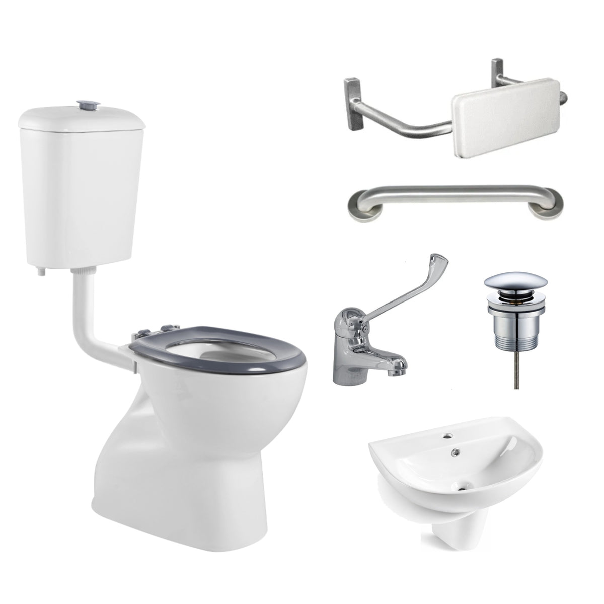 Zenmo Care Pack 1 – BESTCARE-II Accessible Bathroom 6 Piece Package