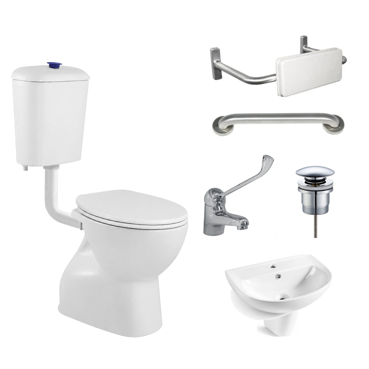 Zenmo Care Pack 1 – BESTCARE-II Accessible Bathroom 6 Piece Package