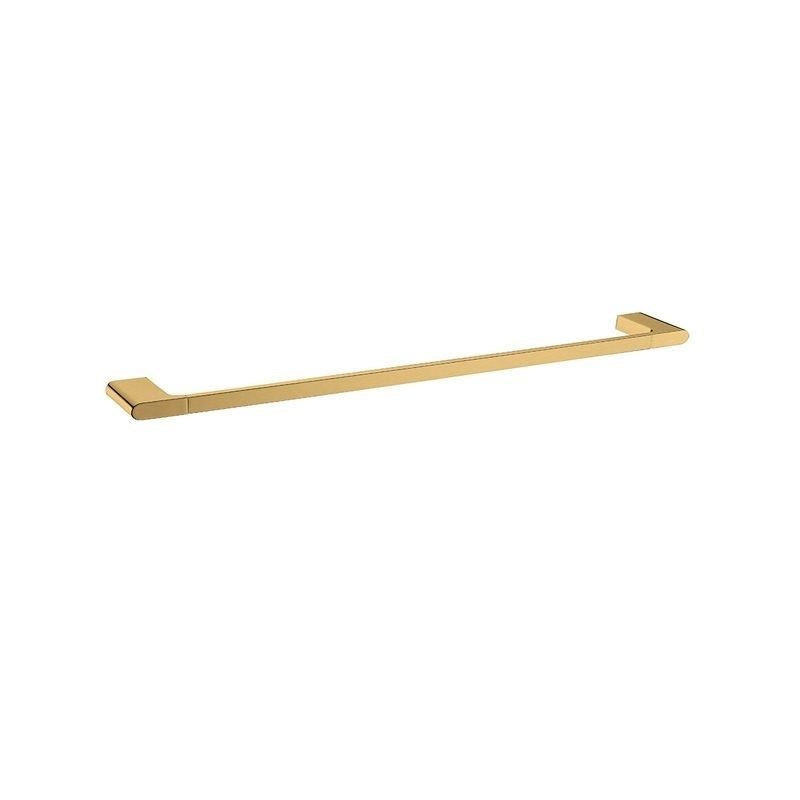 AU Series Brushed Yellow Gold Single Towel Rail 800mm