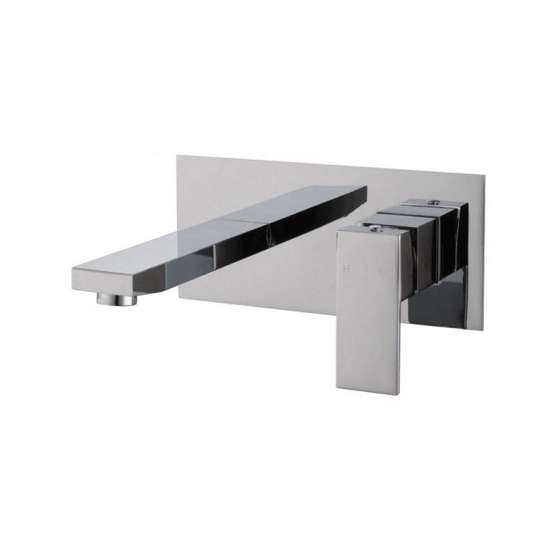 Blaze Chrome Bathtub Basin Wall Mixer With Spout