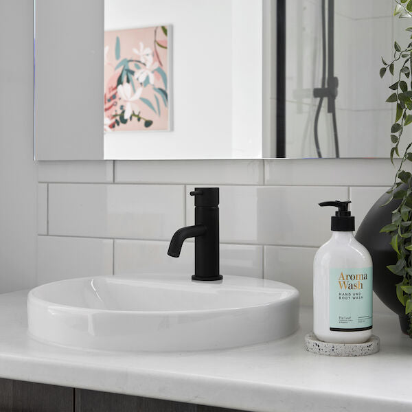 Clark Round Inset Basin with Tap Landing 400mm (1 Tap Hole)