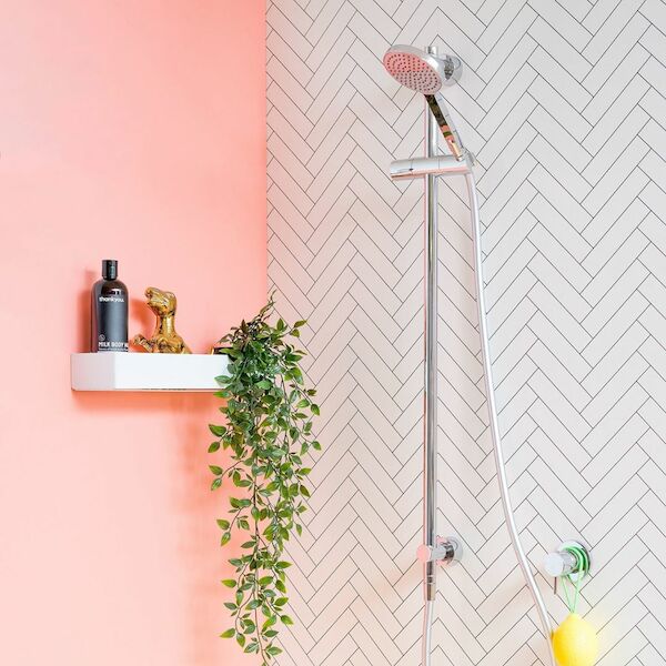 Clark Round Rail Shower (Top Inlet)