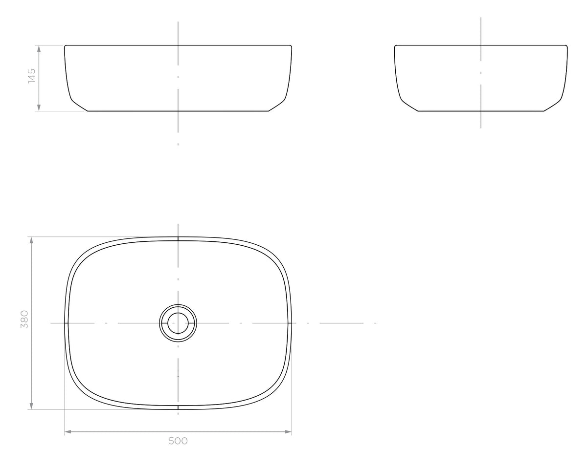 Arcisan Dream 500 Above Counter Basin