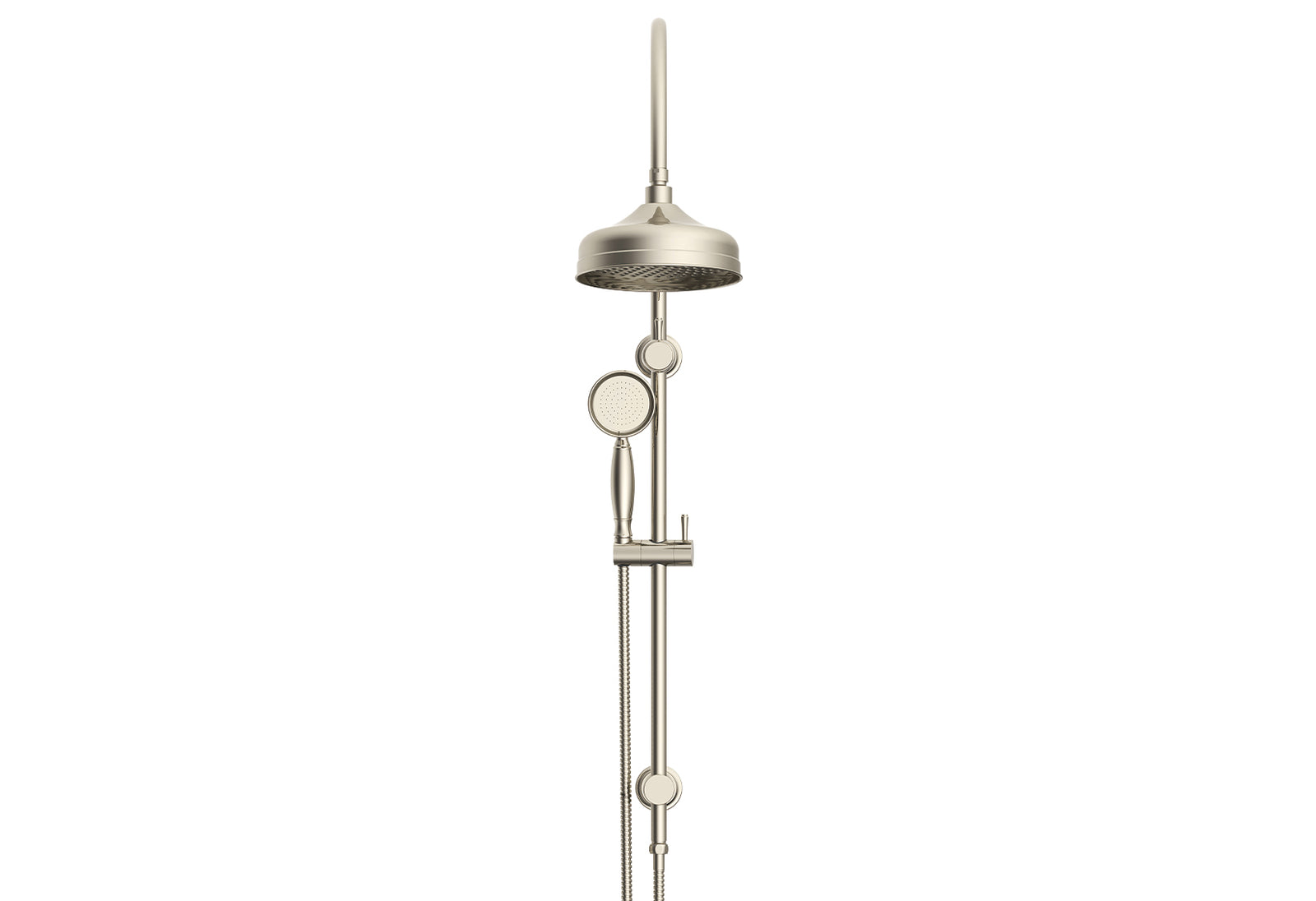 ADP Eternal Gooseneck Twin Shower Set