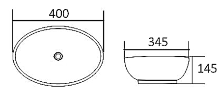 Otti Artis Oval Basin | 400mm