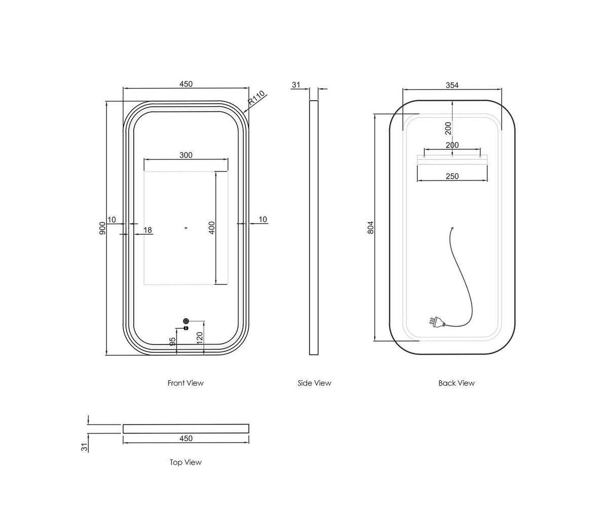 Otti Newport LED Mirror