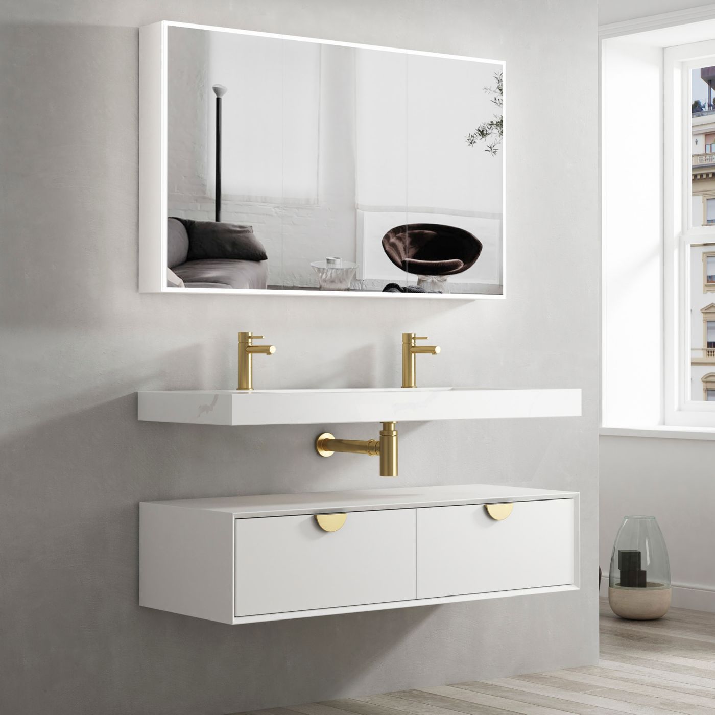 Otti Moonlight Wall Hung Basin