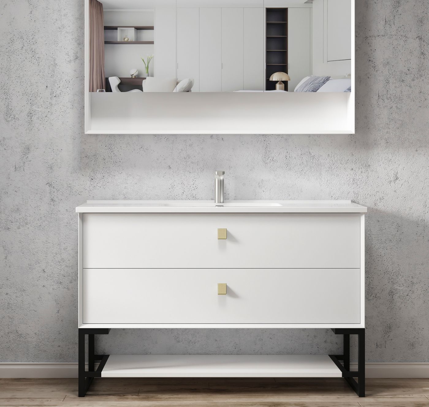 Otti Boston Vanity Freestanding Legs