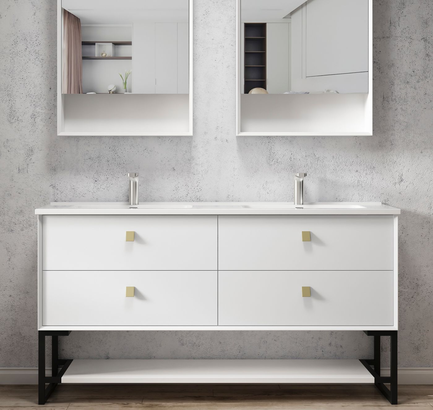 Otti Boston Vanity Freestanding Legs