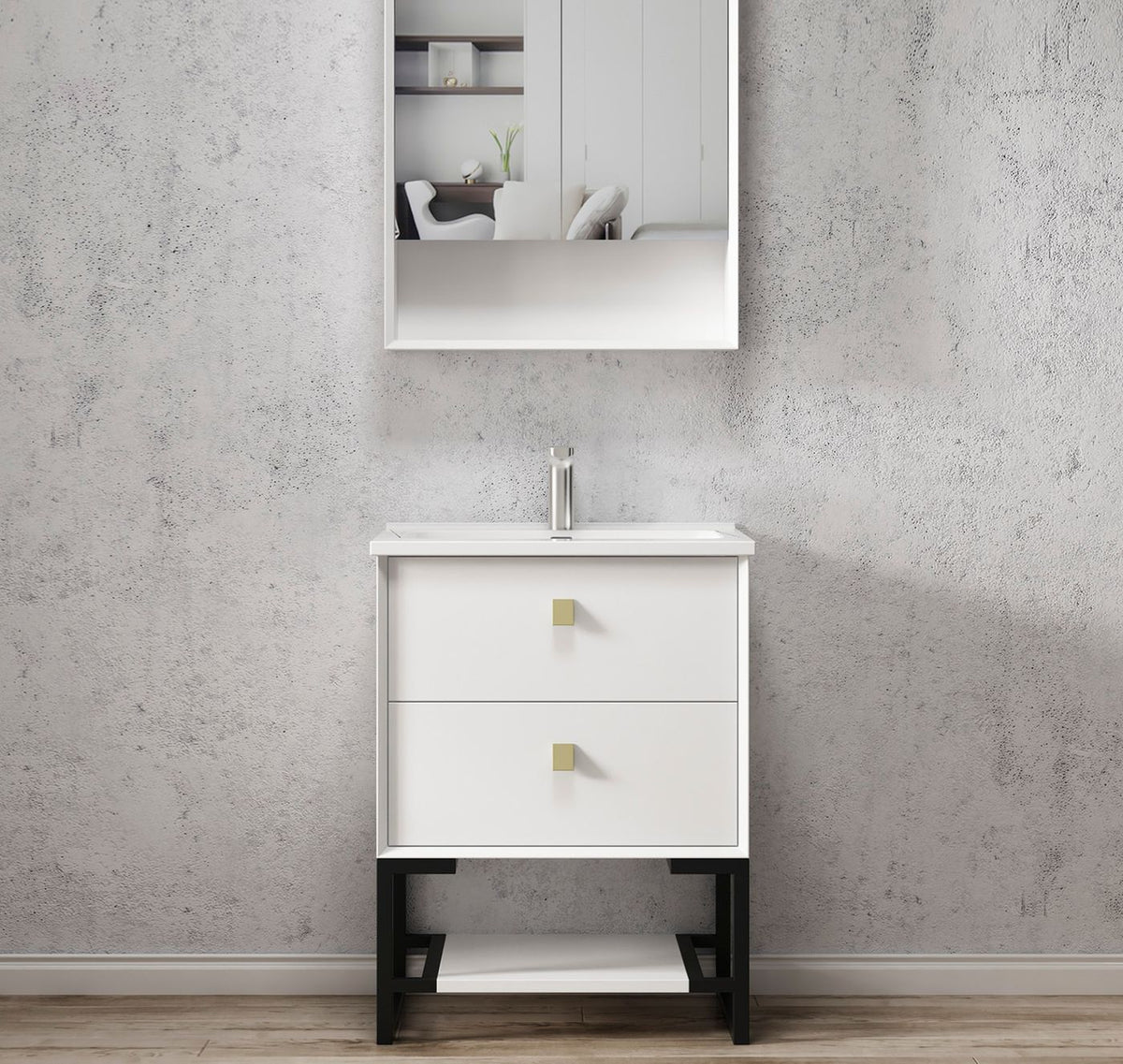Otti Boston Vanity Freestanding Legs