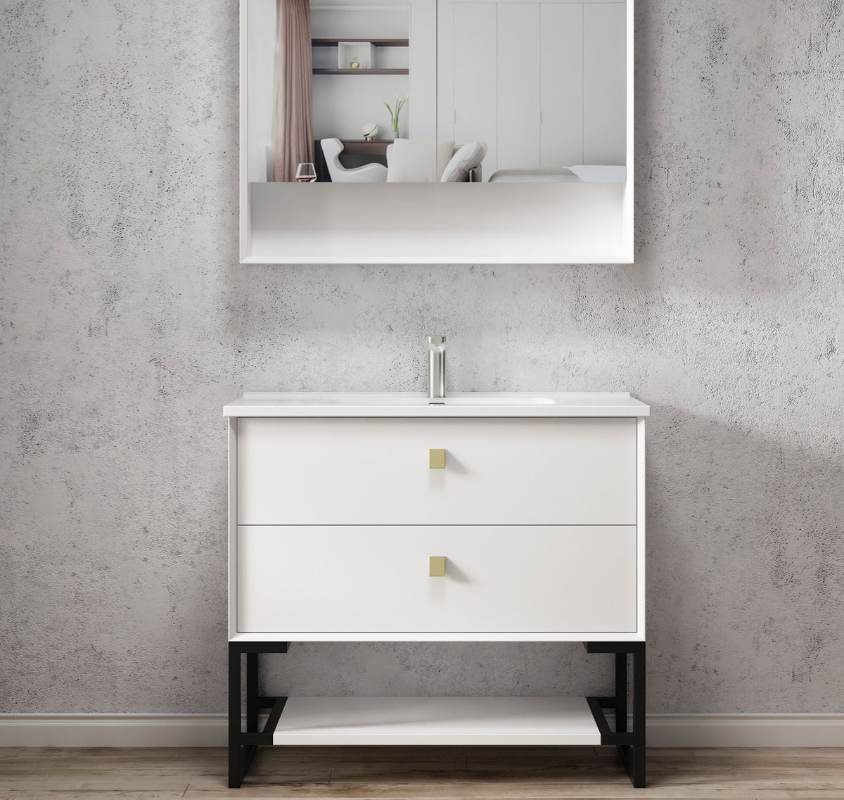 Otti Boston Vanity Freestanding Legs