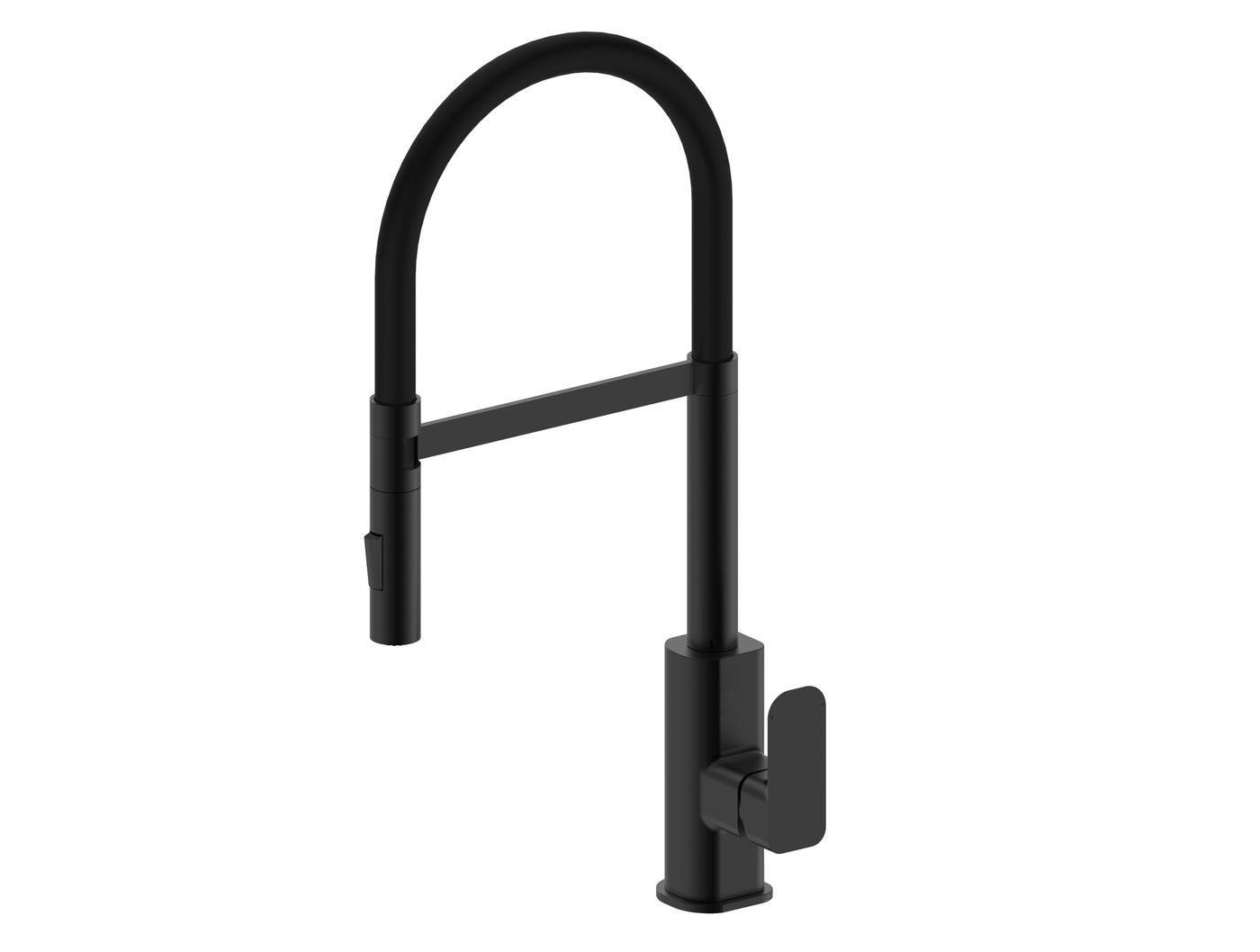 Otti Oskar Pull Out Kitchen Mixer — Matte Black