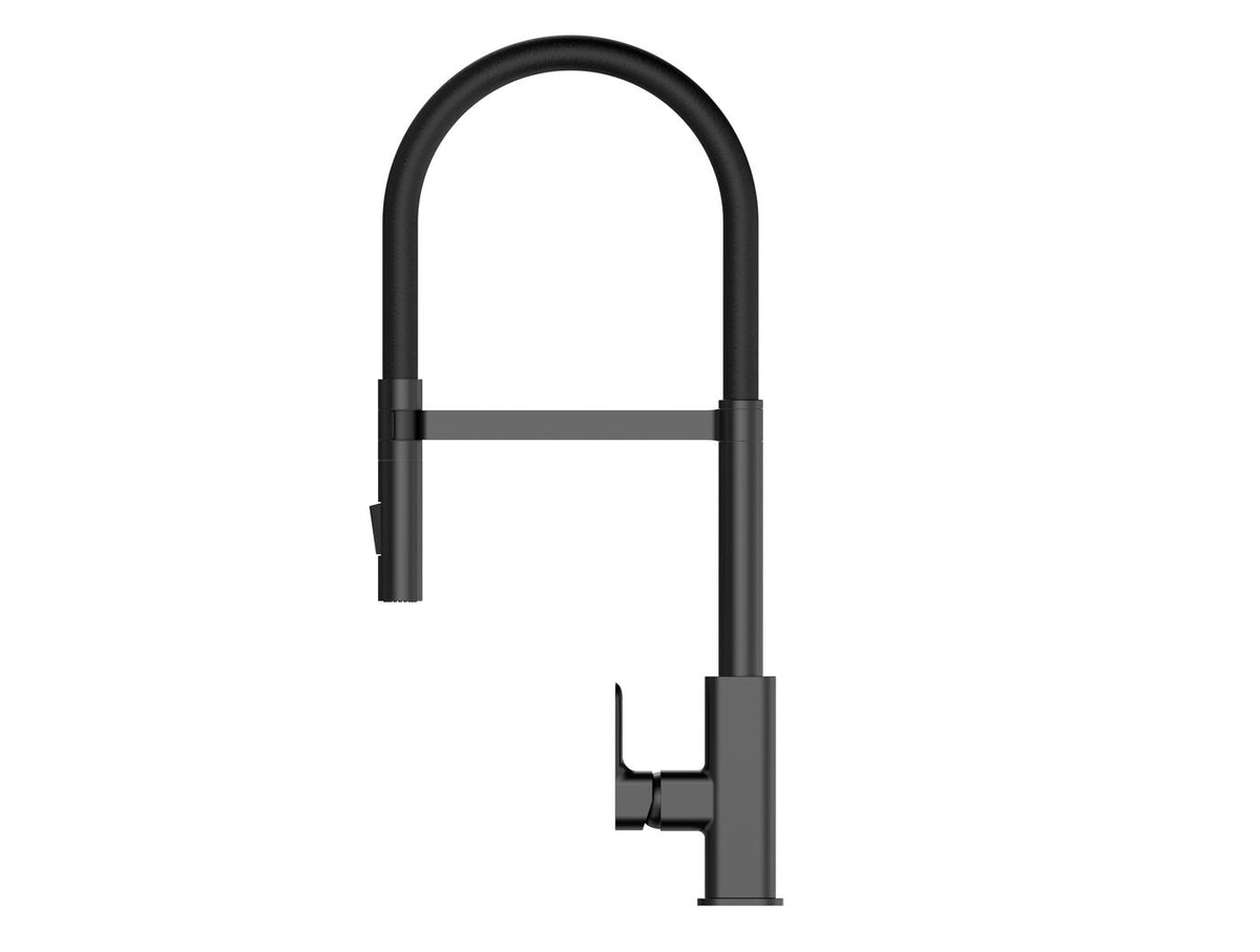 Otti Oskar Pull Out Kitchen Mixer — Gun Metal