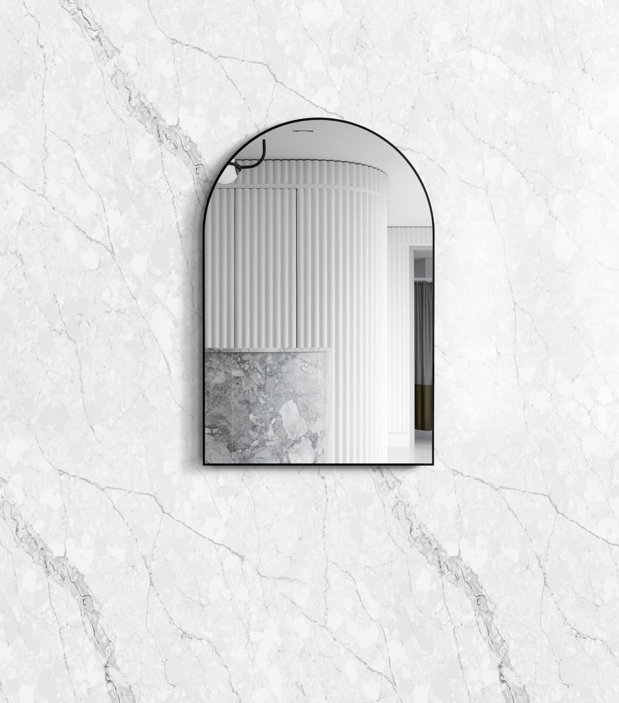 Otti Archie Metal Frame Mirror
