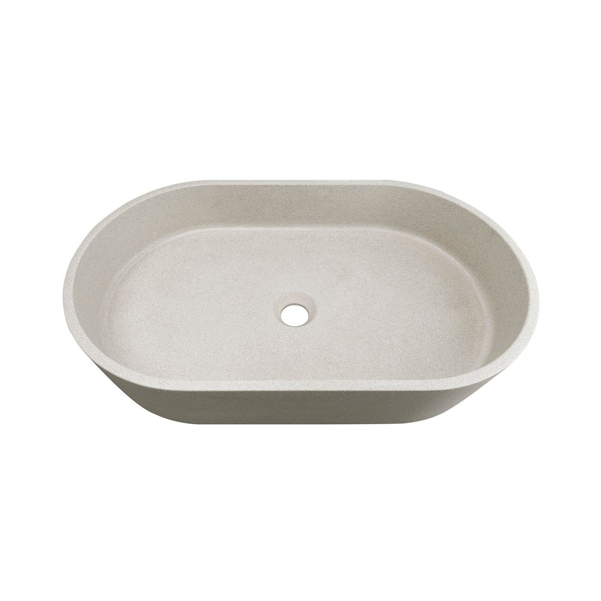 Otti Clayton Concrete Oval Basin | 600mm