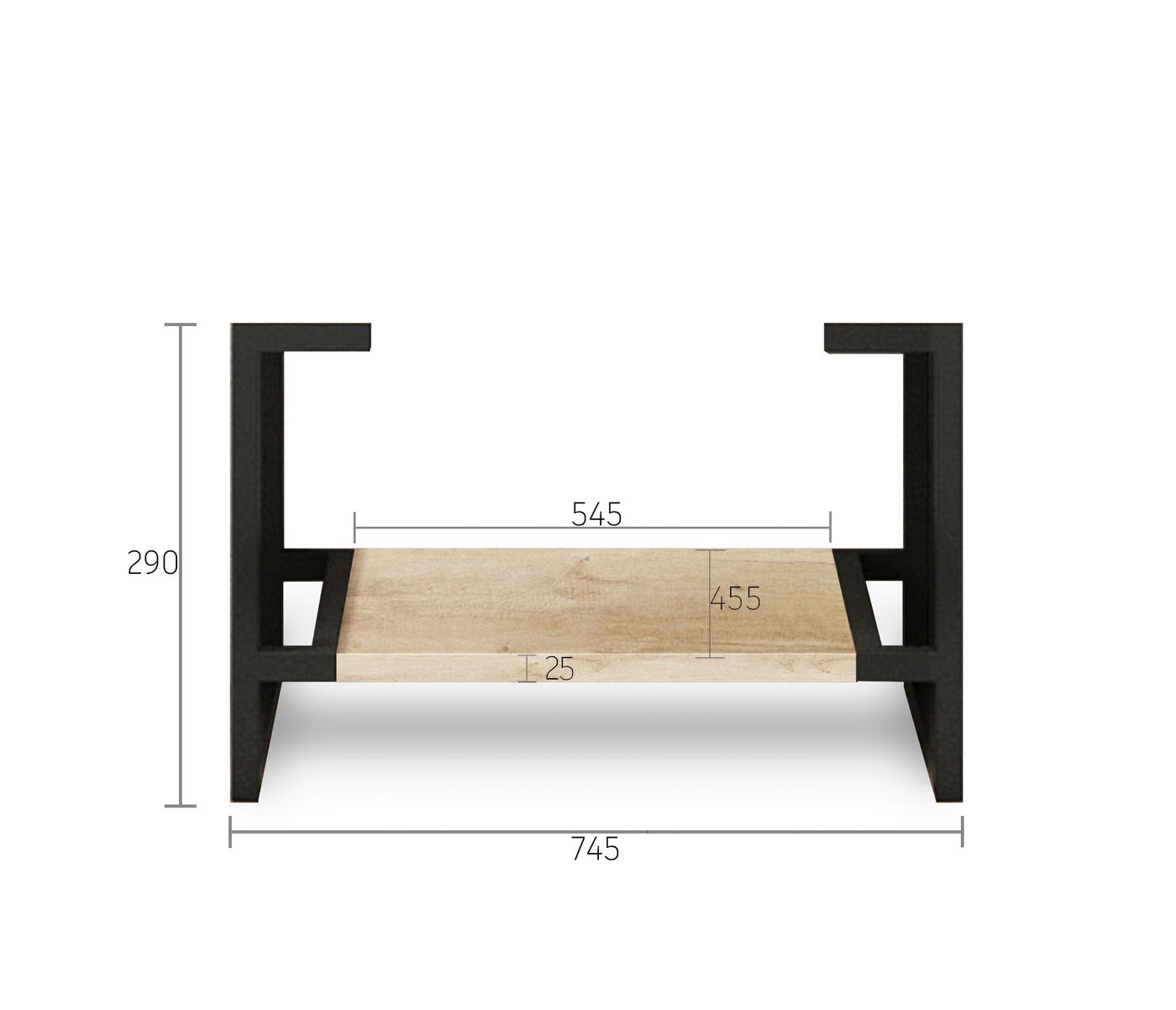Otti Byron Vanity Freestanding Legs