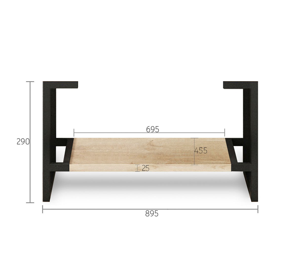 Otti Byron Vanity Freestanding Legs