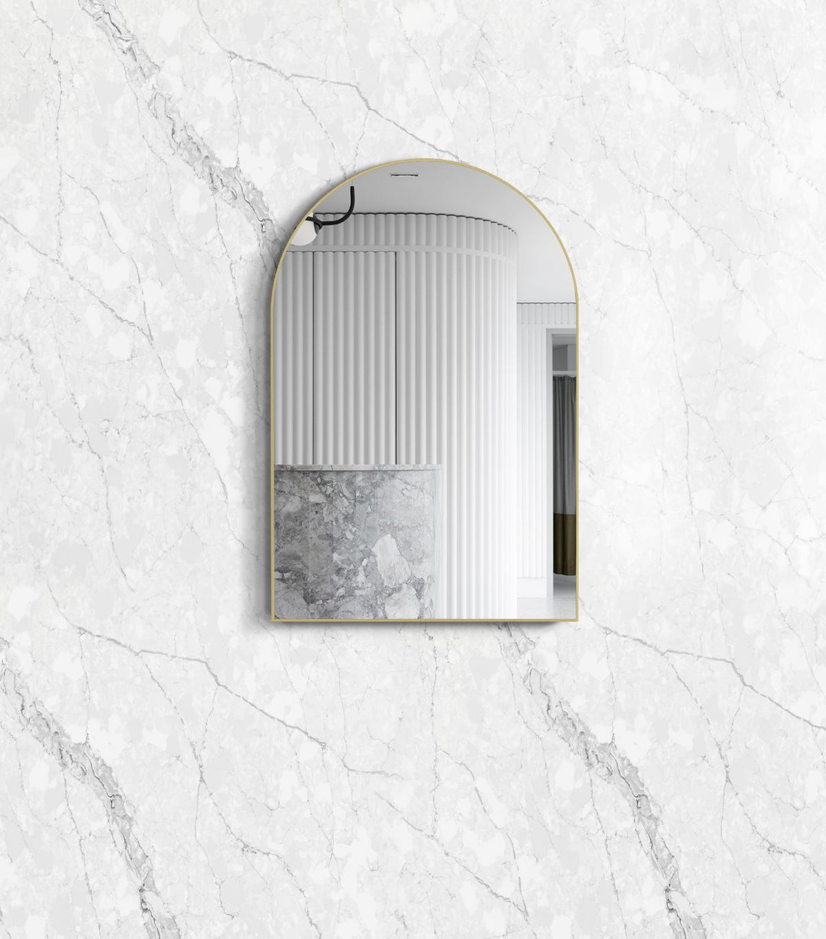 Otti Archie Metal Frame Mirror