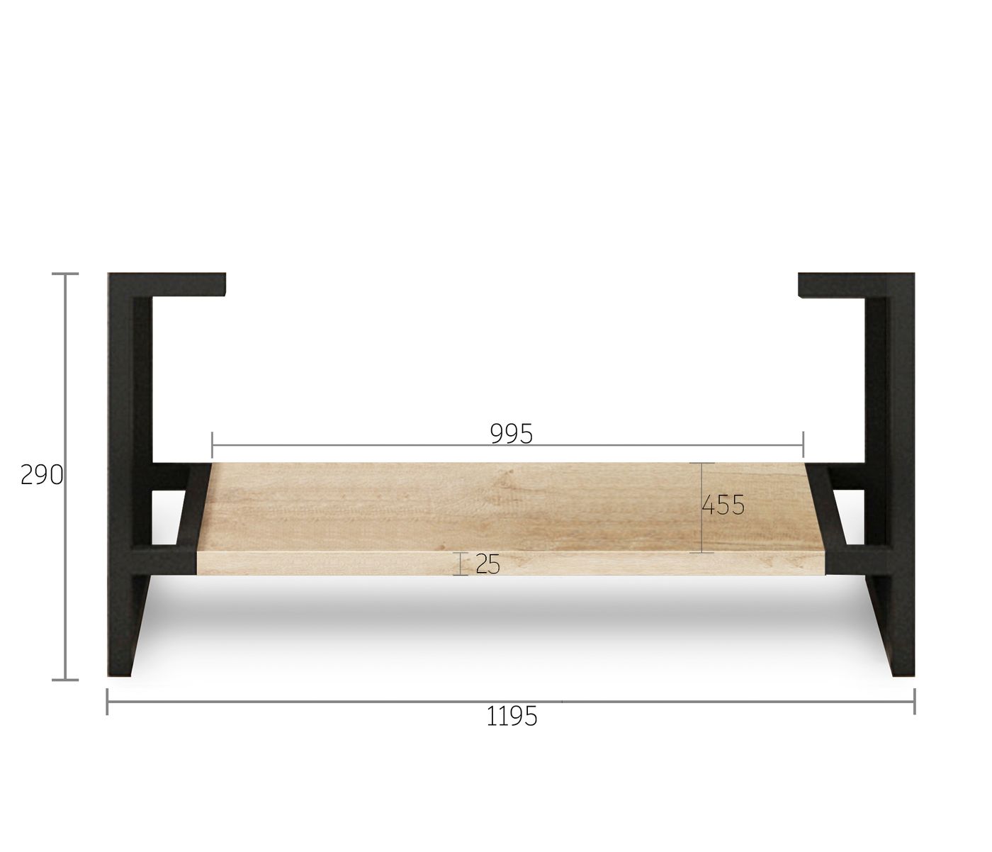 Otti Byron Vanity Freestanding Legs