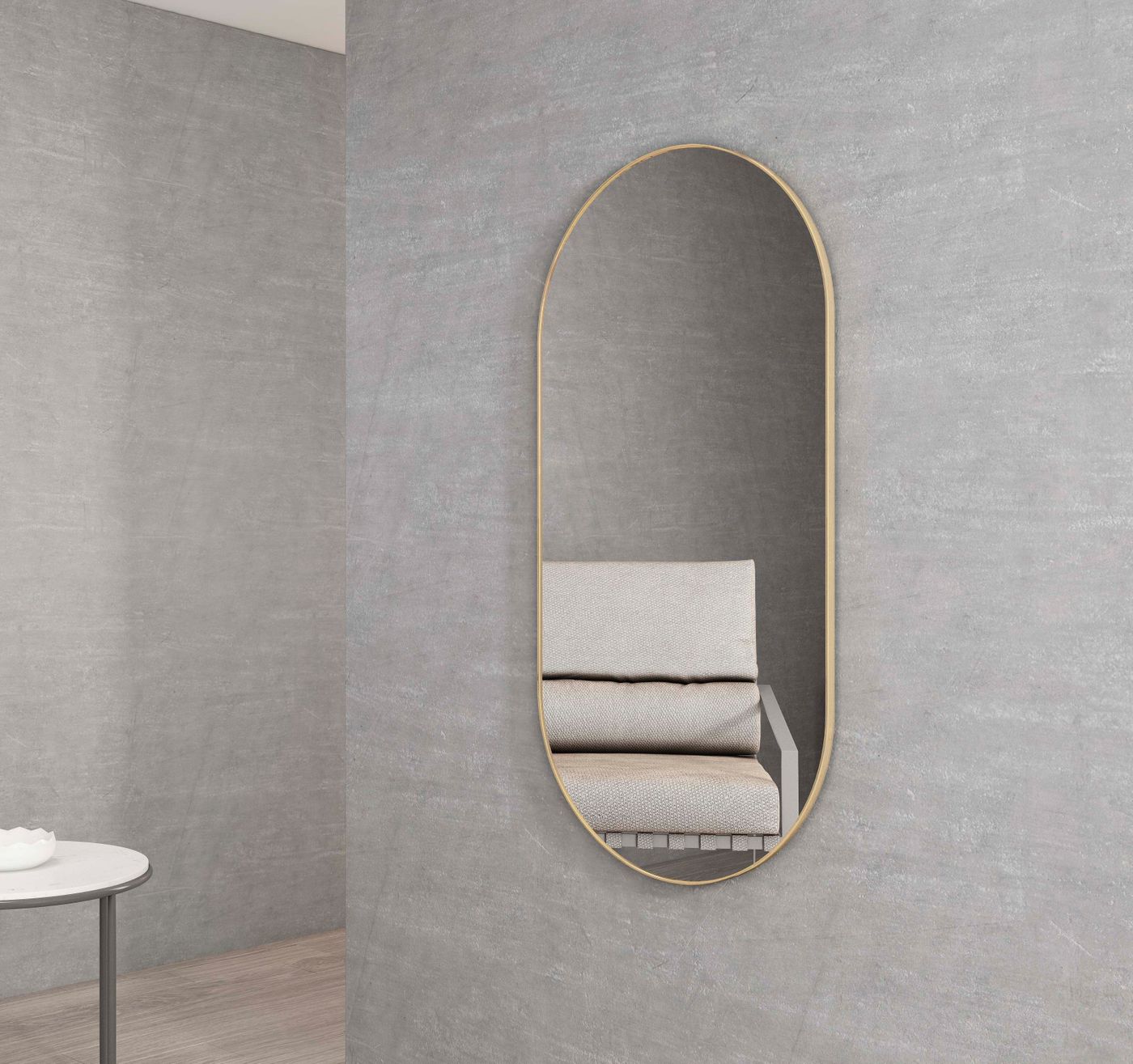 Otti Noosa Metal Frame Mirror