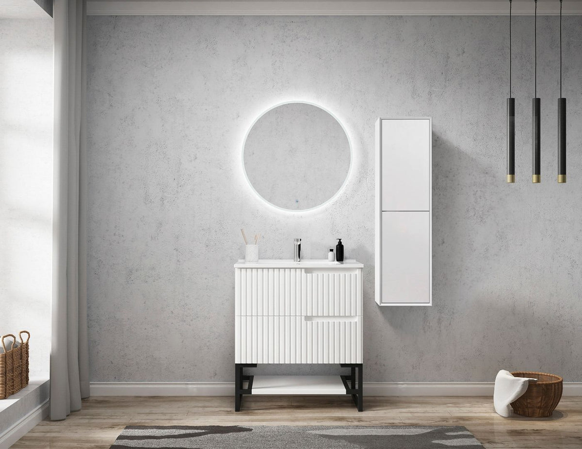 Otti Tall Boy Bathroom Cabinet