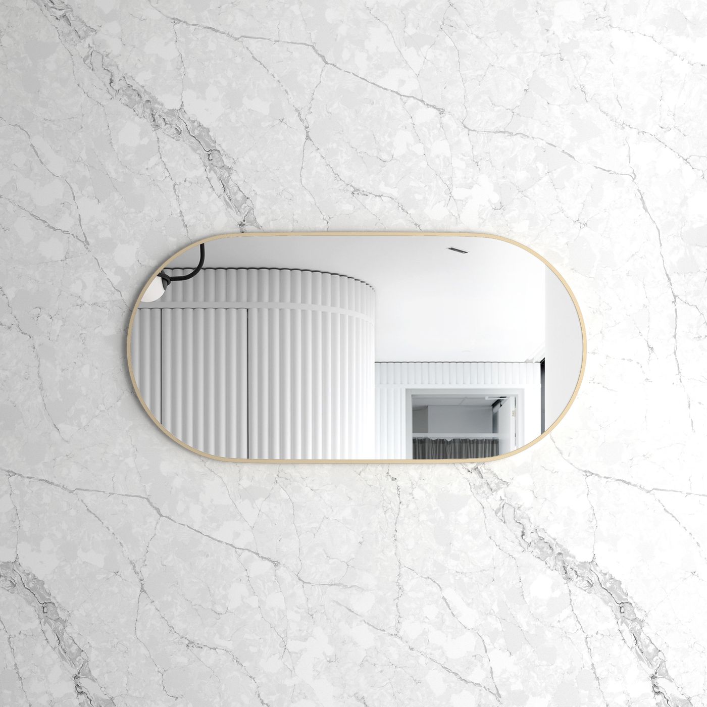 Otti Noosa Metal Frame Mirror