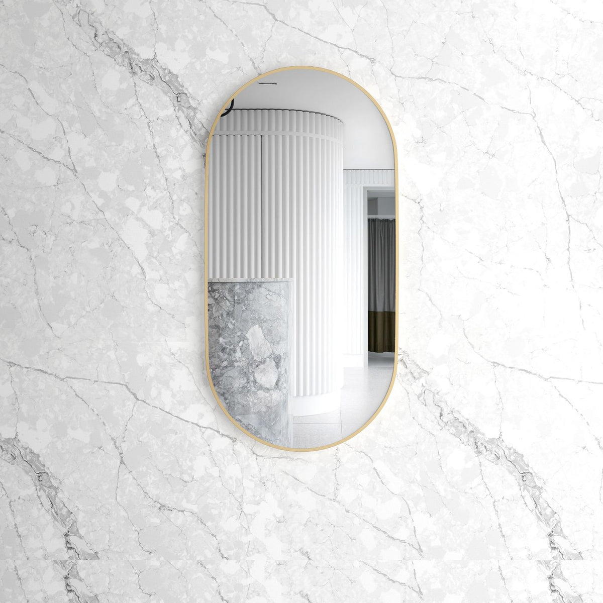Otti Noosa Metal Frame Mirror