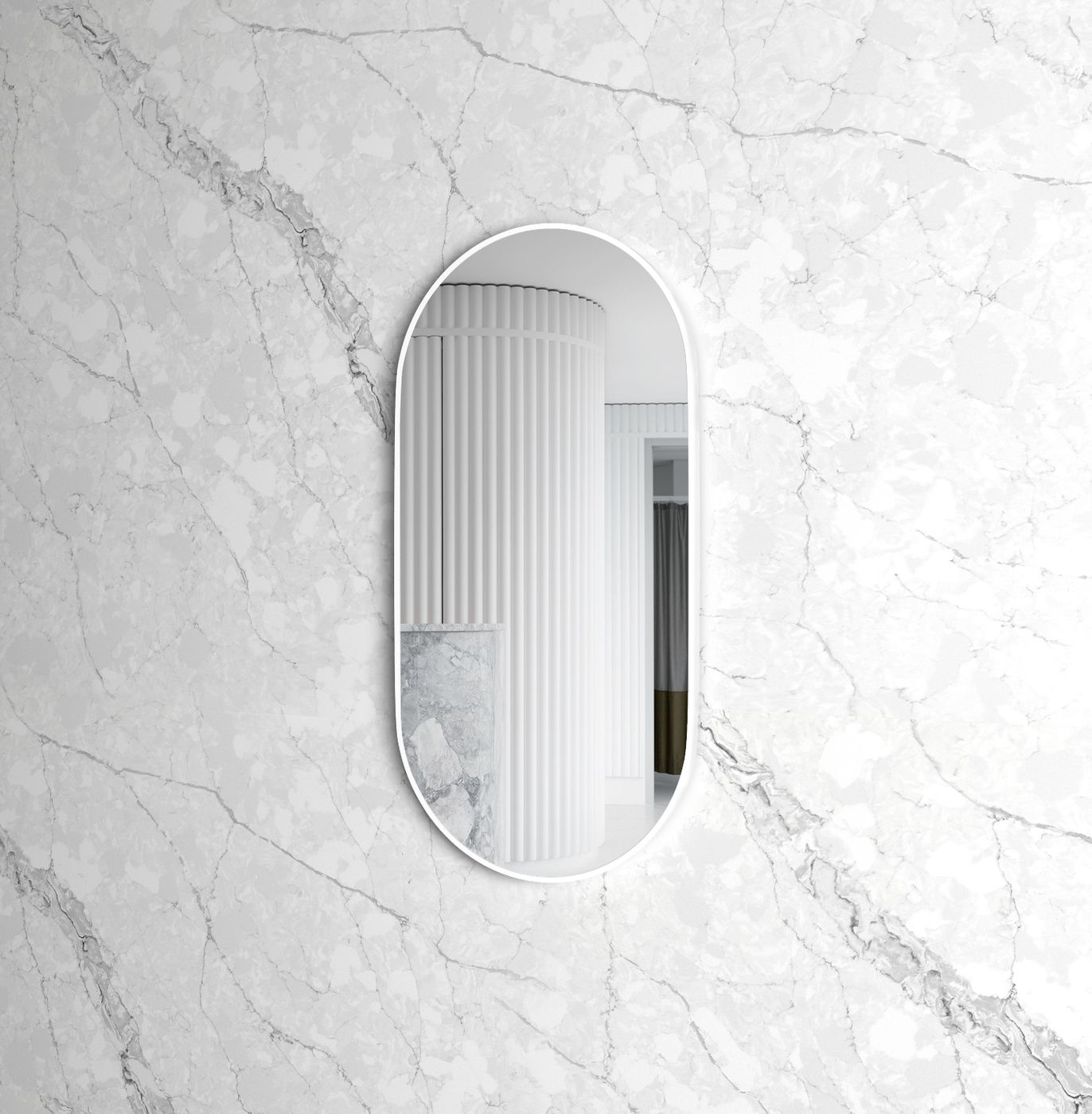 Otti Noosa Metal Frame Mirror