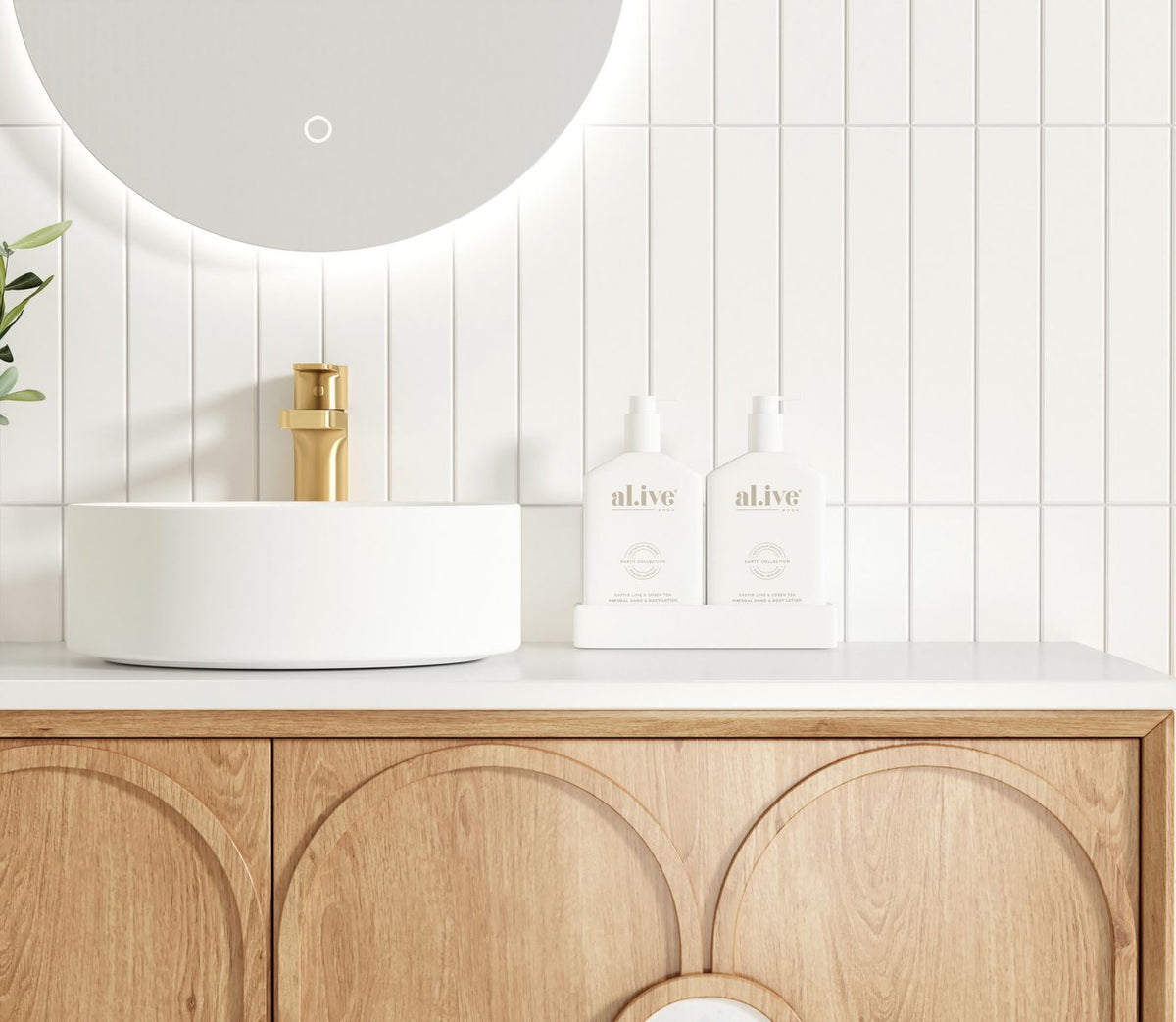 Otti Laguna Mark II Wall Hung Vanity | Woodland Oak