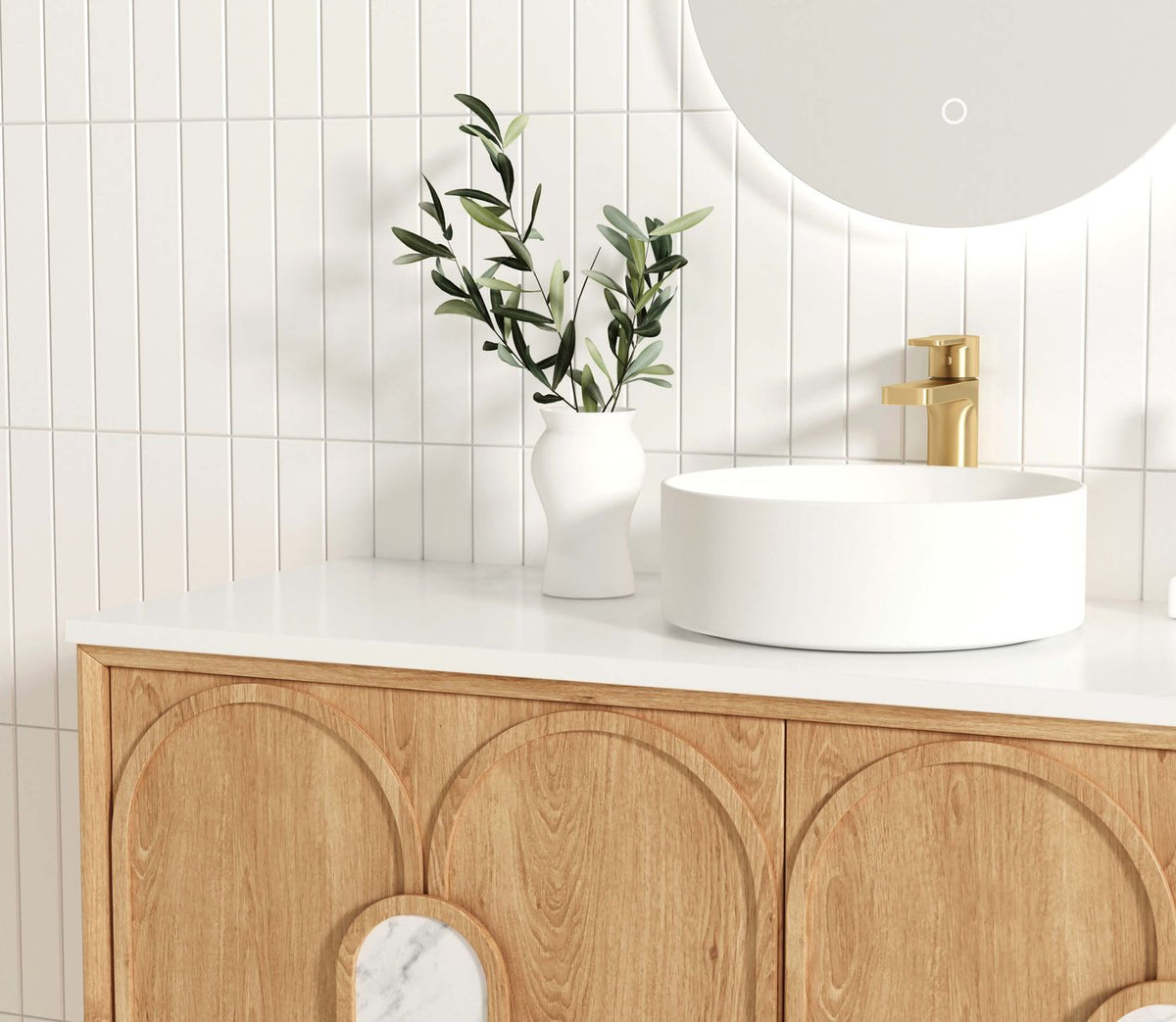 Otti Laguna Mark II Wall Hung Vanity | Woodland Oak