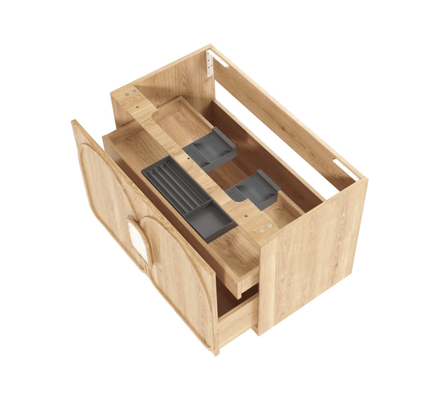 Otti Laguna Mark II Wall Hung Vanity | Woodland Oak