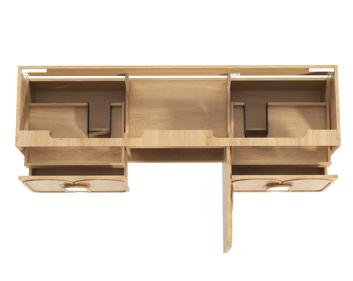 Otti Laguna Mark II Wall Hung Vanity | Woodland Oak