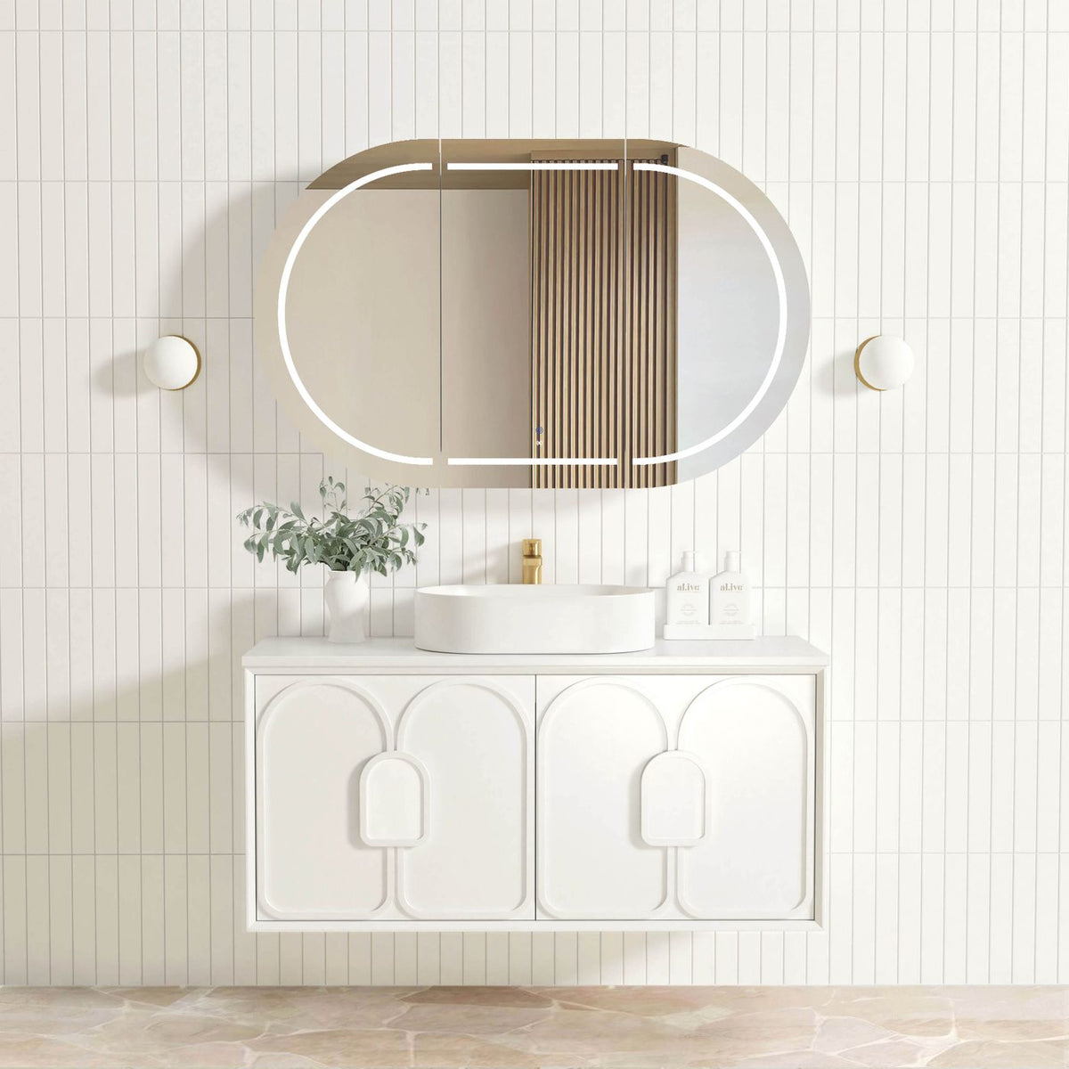 Otti Laguna Mark II Wall Hung Vanity | Matte White