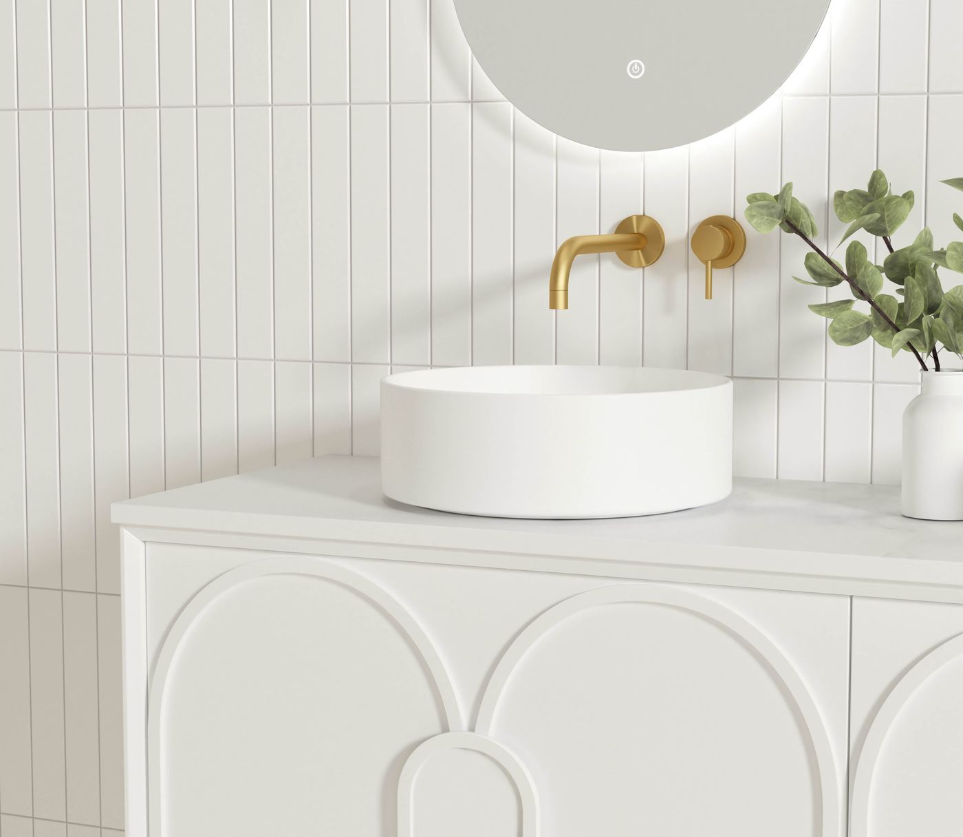 Otti Laguna Mark II Wall Hung Vanity | Matte White