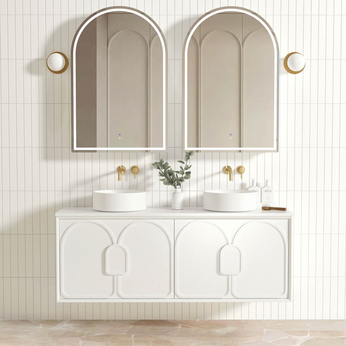 Otti Laguna Mark II Wall Hung Vanity | Matte White